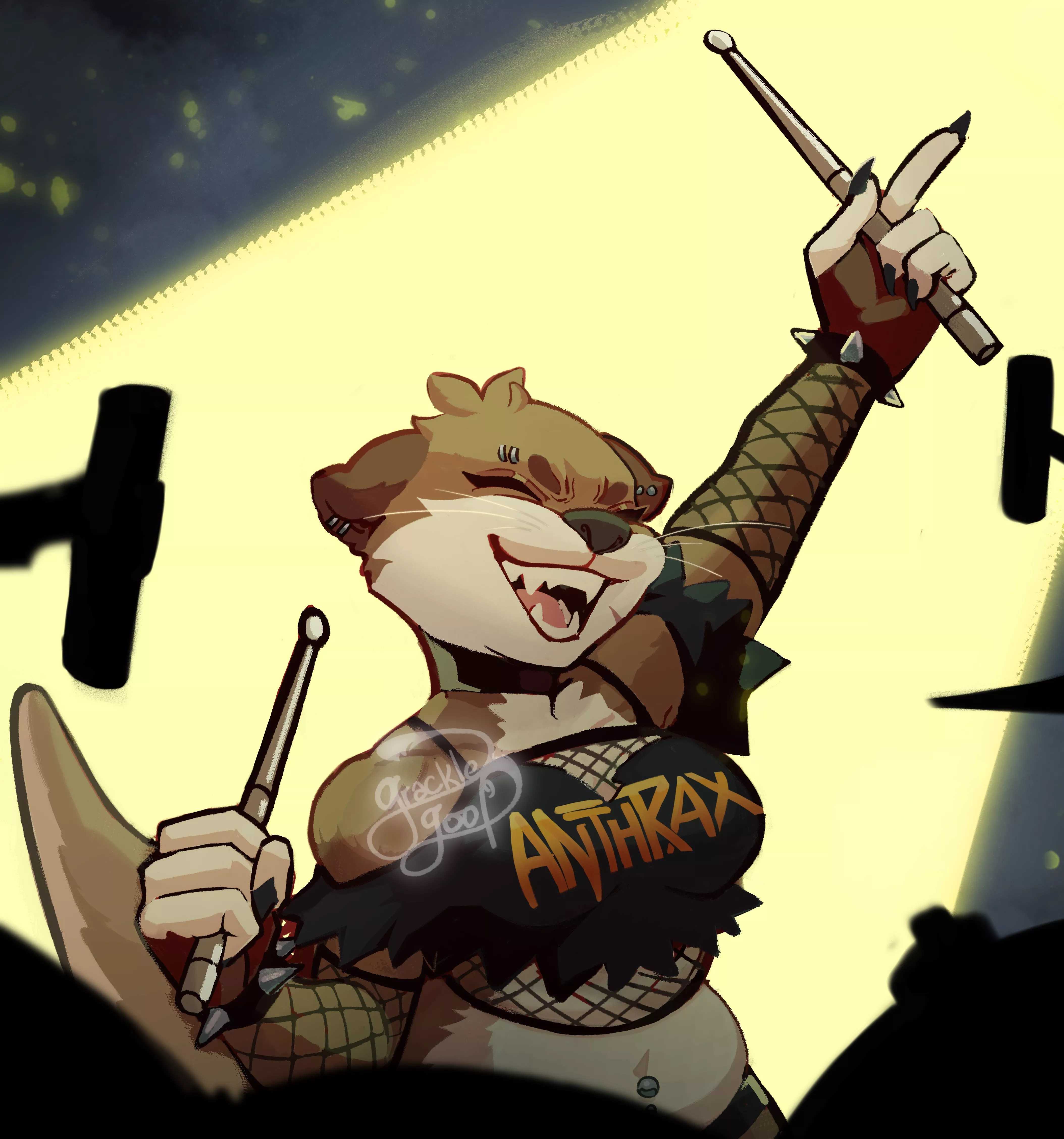 One of my attacks on this year's Art Fight! Art by me