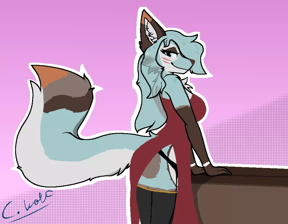 [Q] Ammy's Fancy Attire (Art by Me)