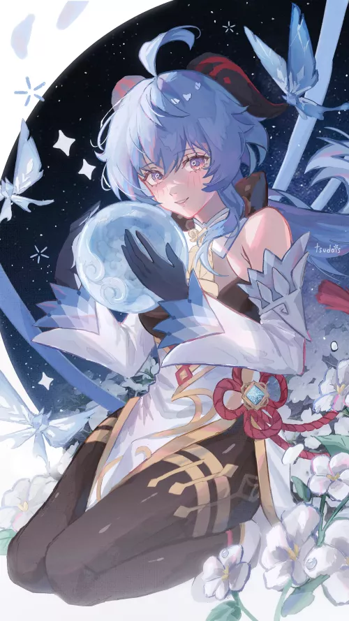 Thicc GANYU [Genshin Impact] (art by tsudias_)