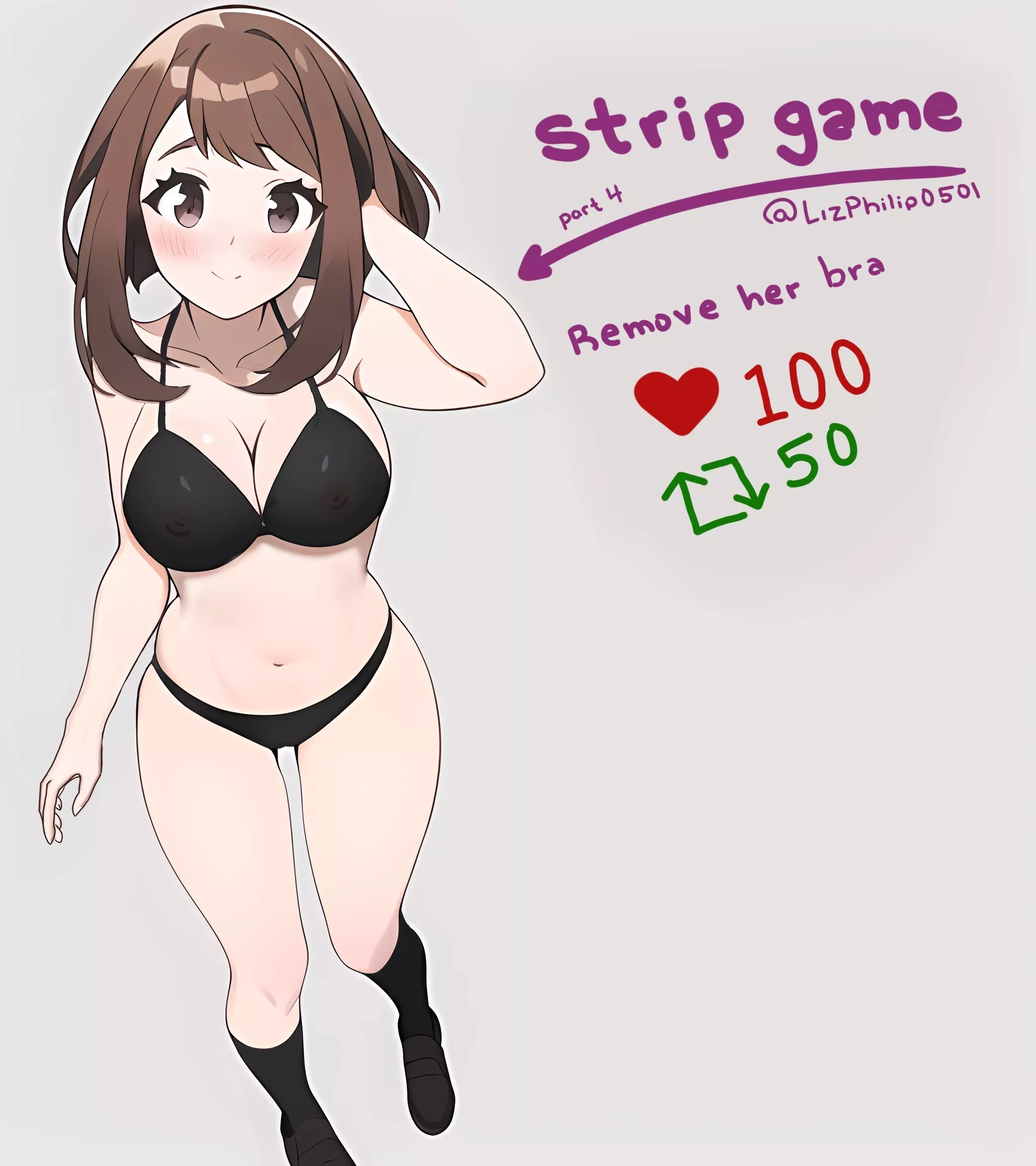 Uraraka Ochako Strip Game (LizPhilip0501)