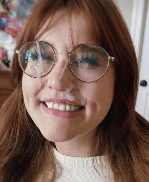 Always the cutest with a load on my face.