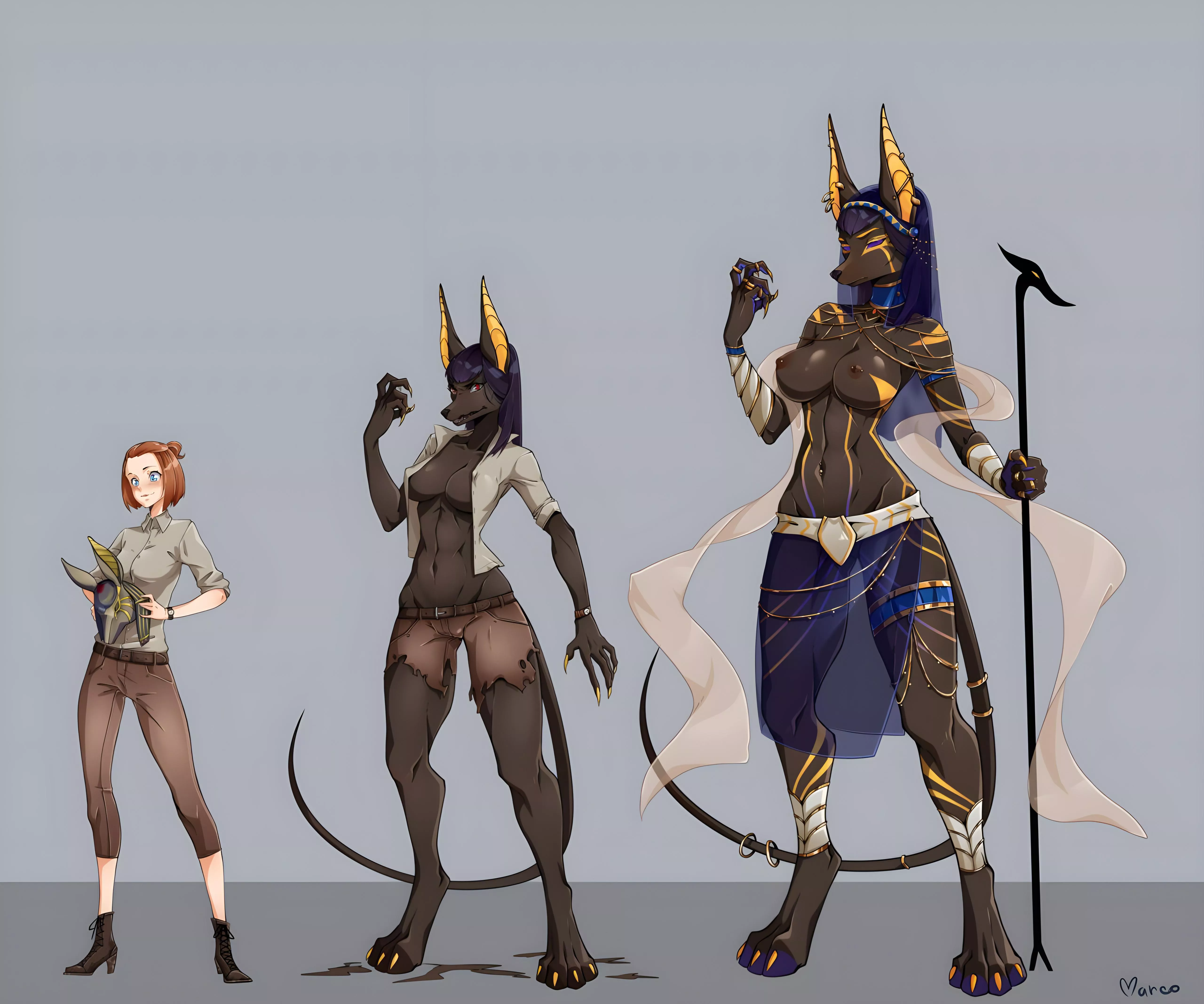 Anubia The Jackal (Artist Unknown)