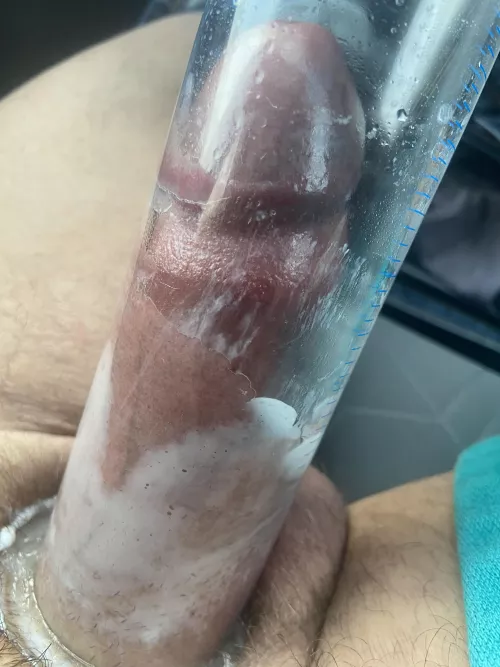 Back from vacation and continuing my morning pump before going into work.