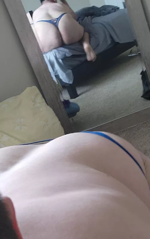 Bent over ready just pull it to the side