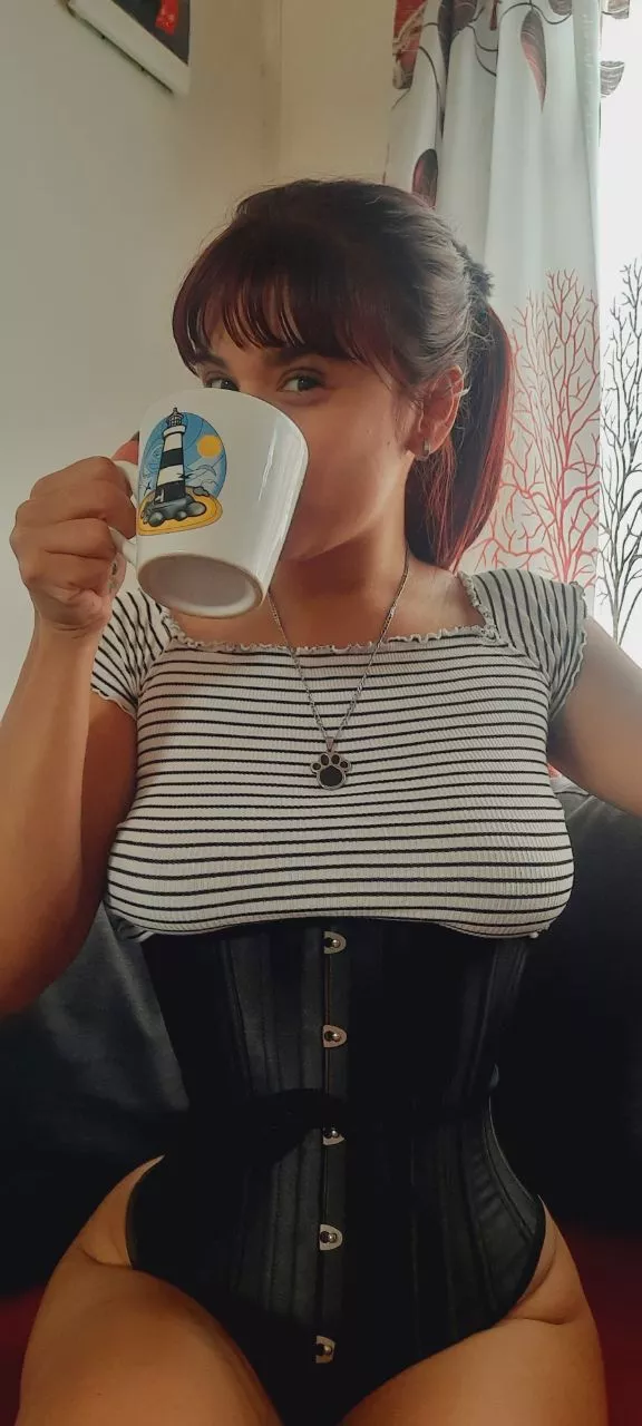 black satin and super tight