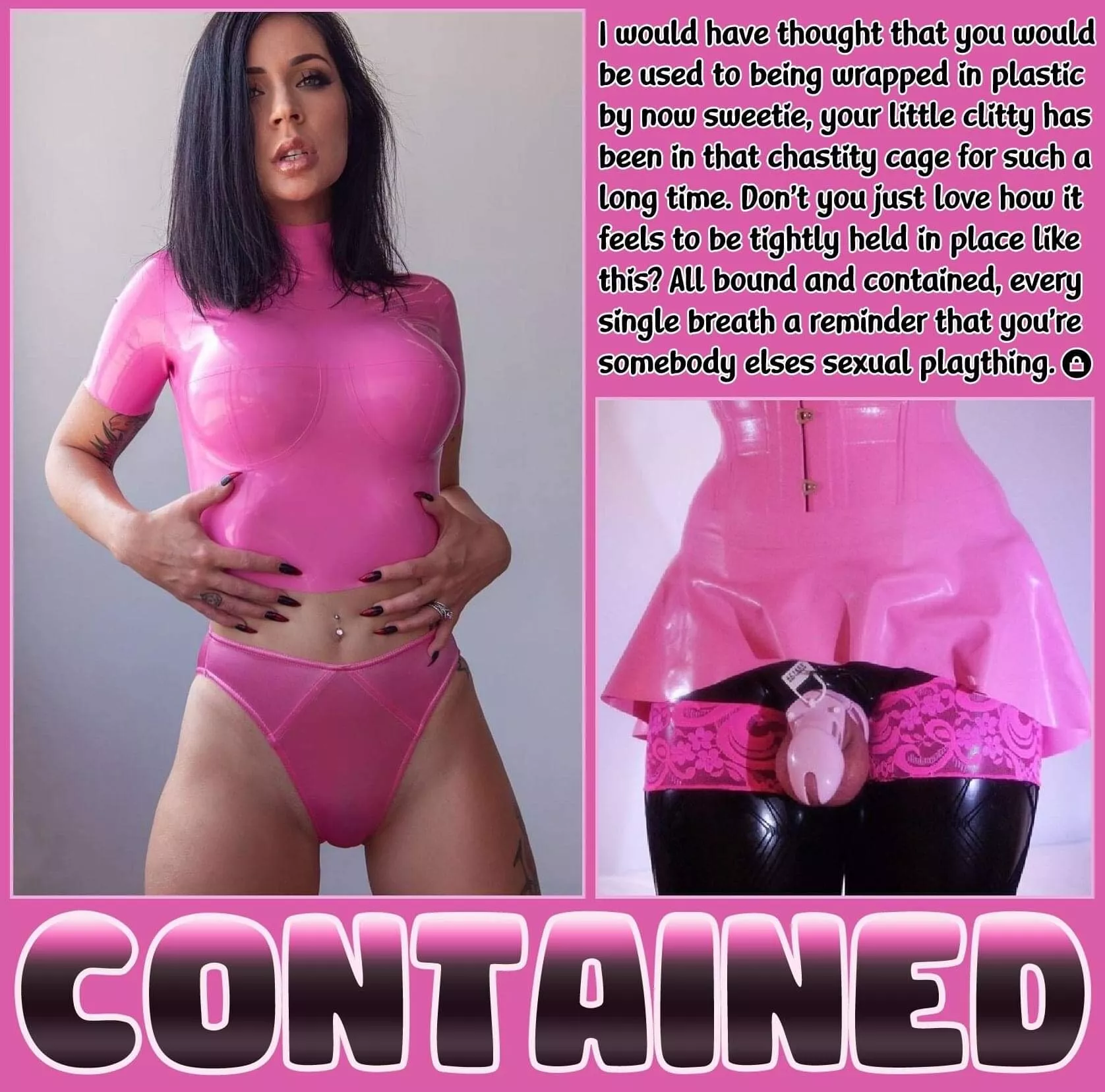 CONTAINED [chastity] [femdom] [sissy]