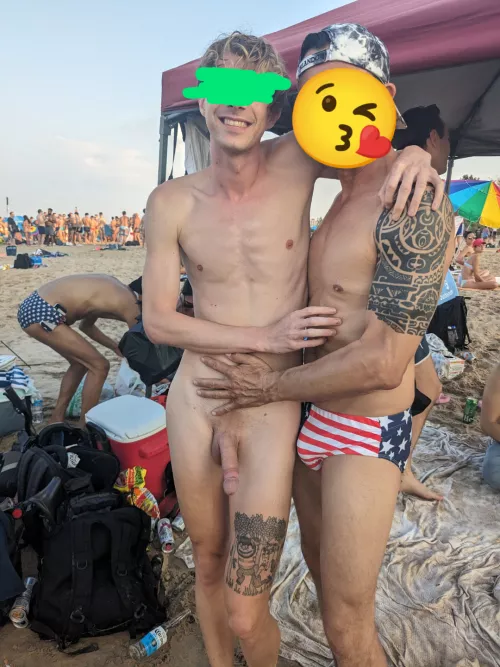 It felt so nice showing my dick off to all these clothed men