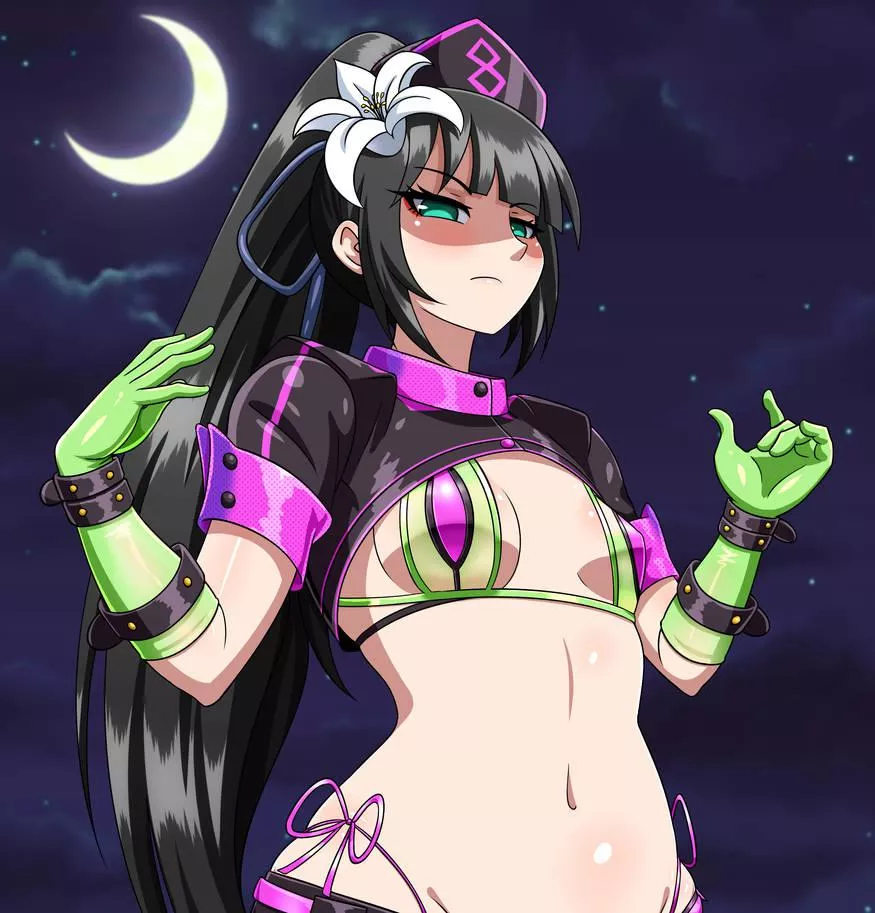 Jing Ke Wearing Nightingales Halloween Suit