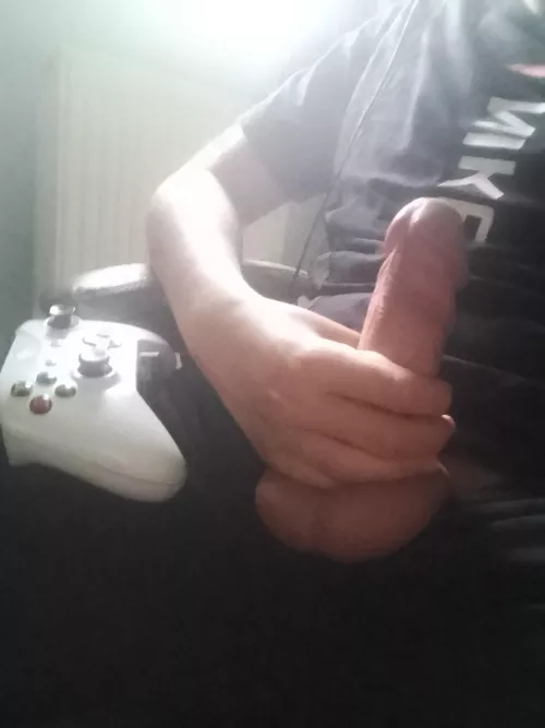 just gaming and playing with my dick
