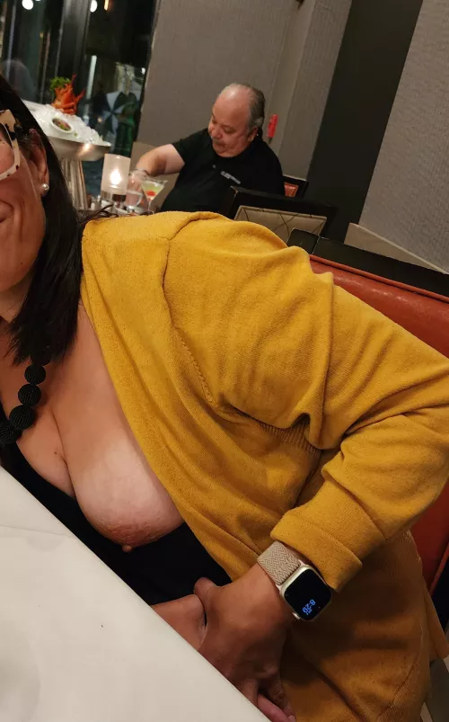 Little flash while out to dinner..