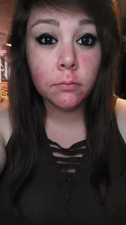 My face after battle