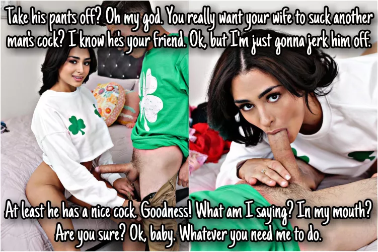 Nervous, then getting into it...