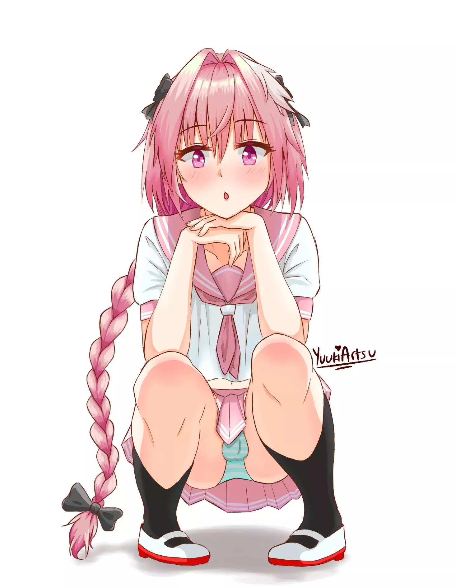 Oopsie, you tripped. May I help you? 😯💕