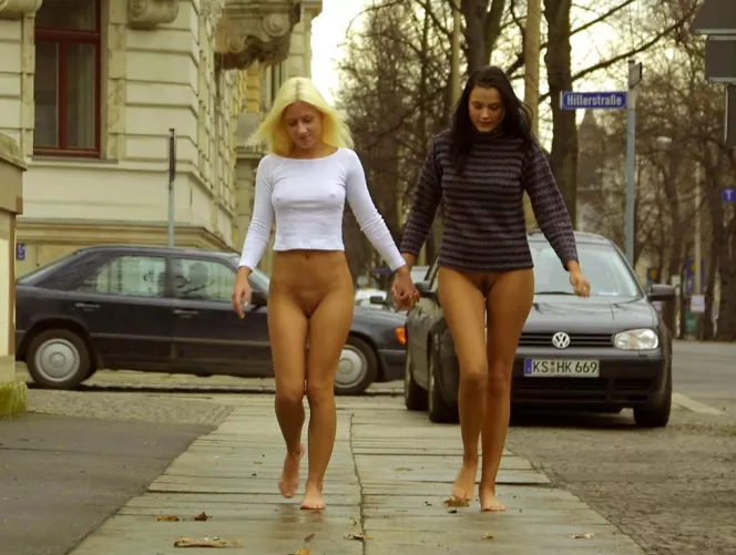 Out for a casual stroll together