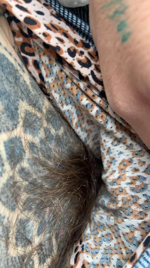 Pretty pussy hair at work