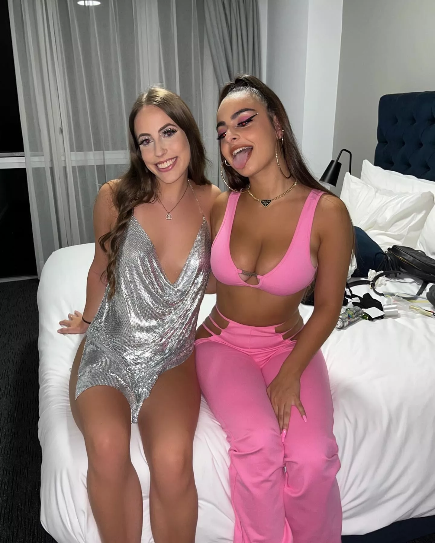 She knew she had to wear a short dress to get at least a little attention