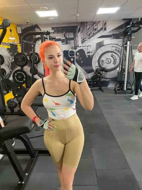 So nice outfit for gym