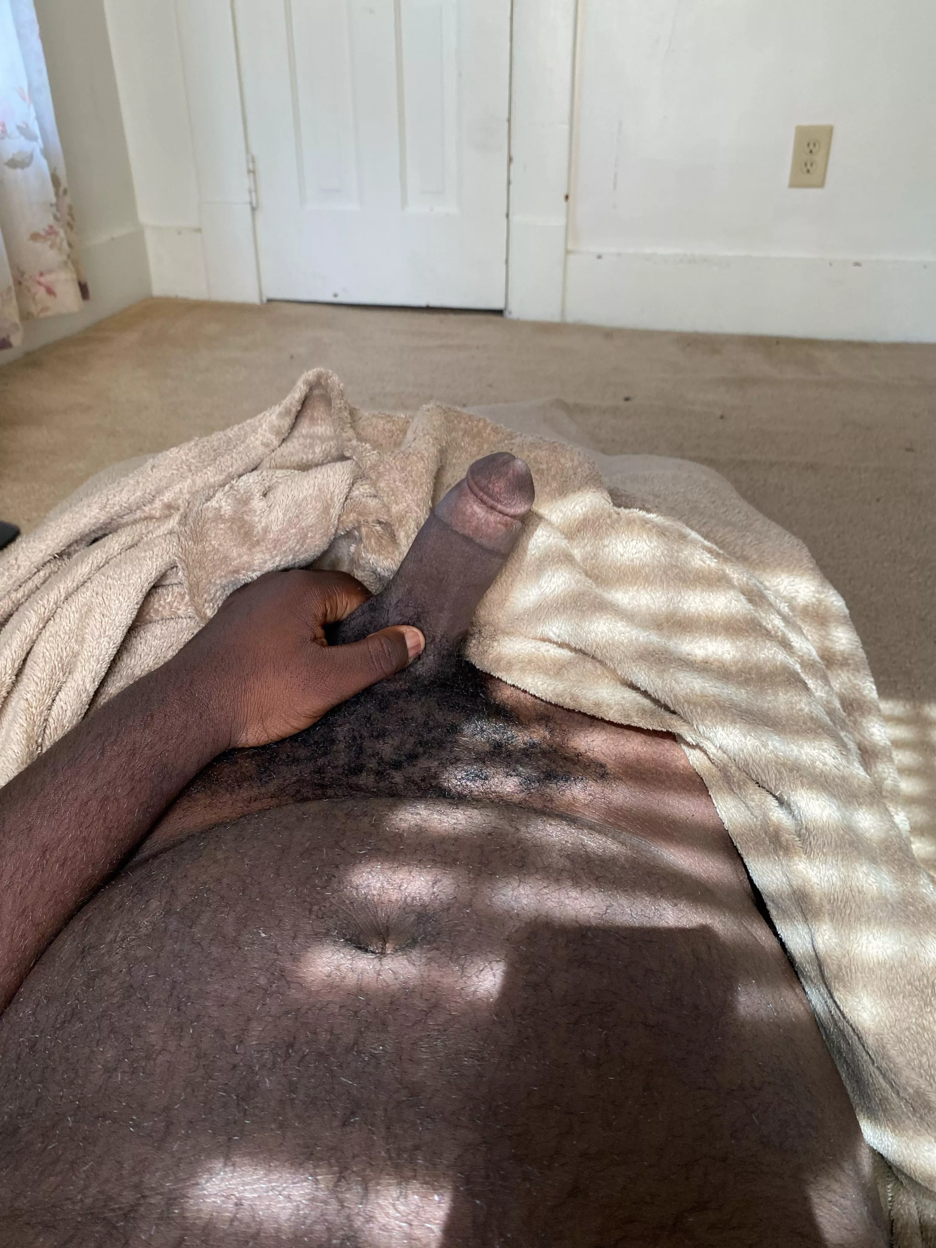 Stroking some chubby morning wood come help me out on snap: k.dot1748