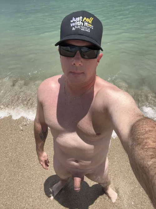 The warm water felt so good today at Playalinda