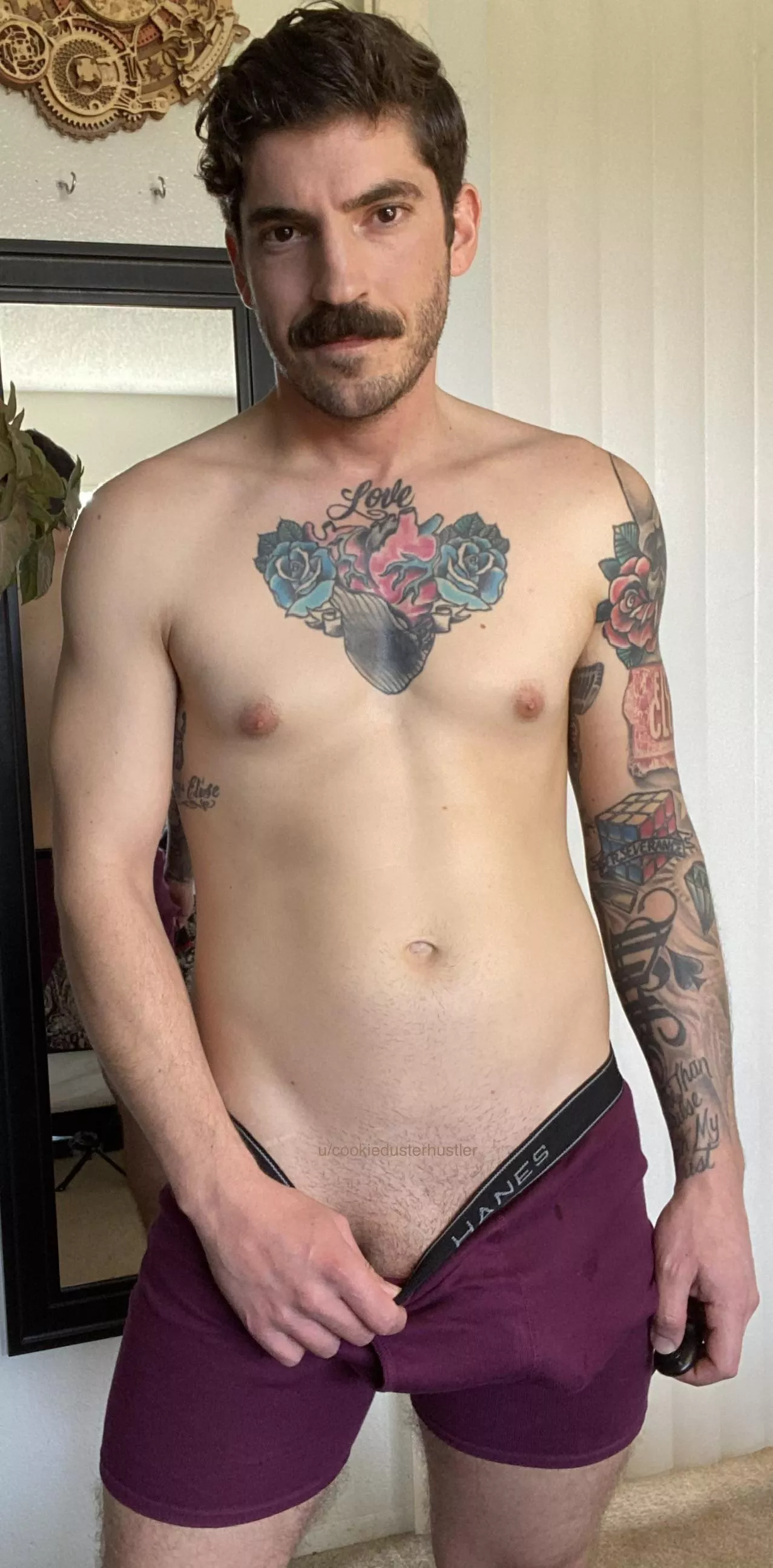 Trying to be a model for Hanes