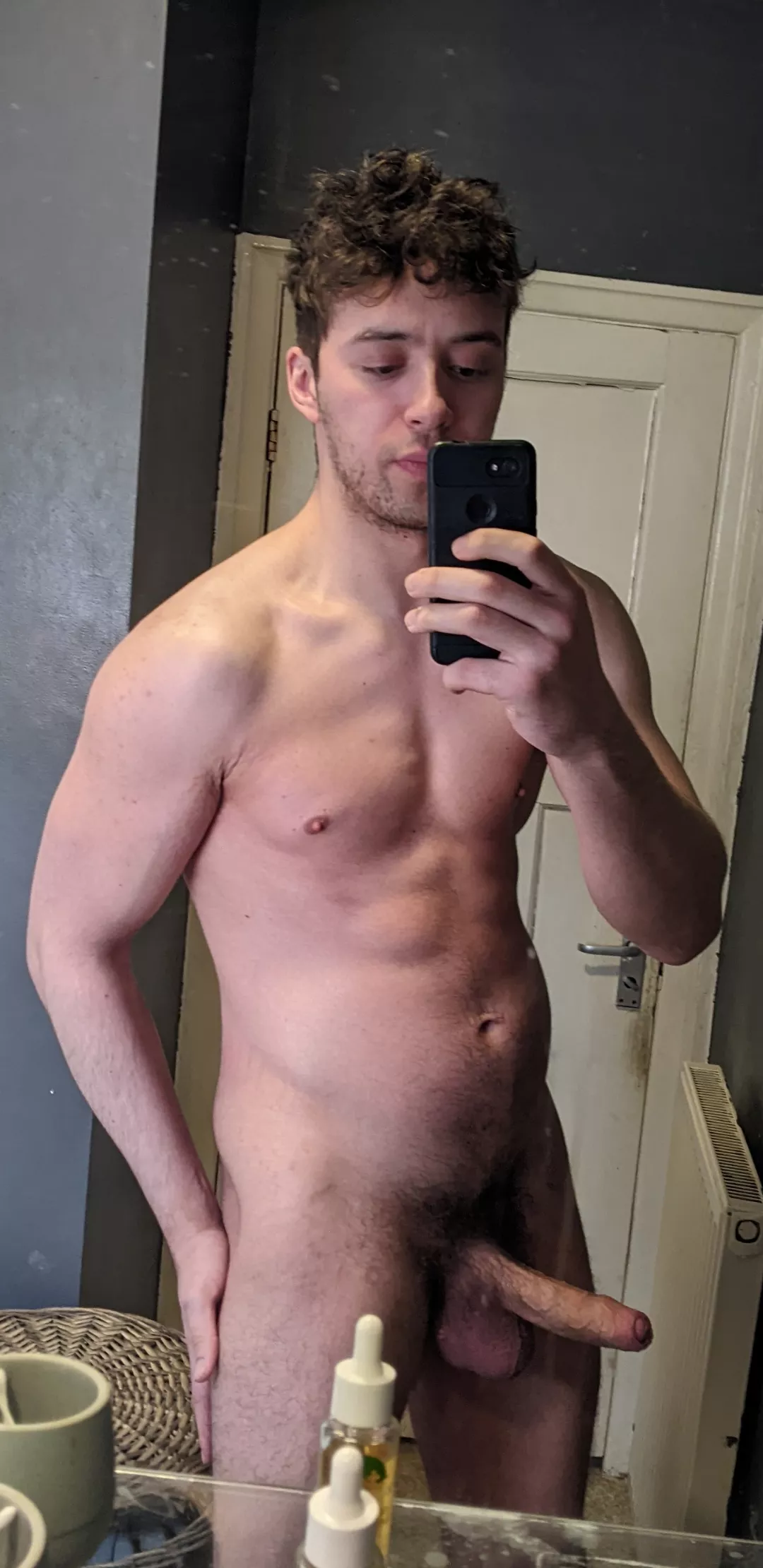 Uncut and hairy 😈