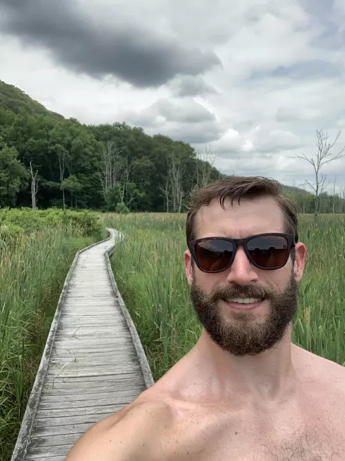 'Under the boardwalk' in my head on this hike