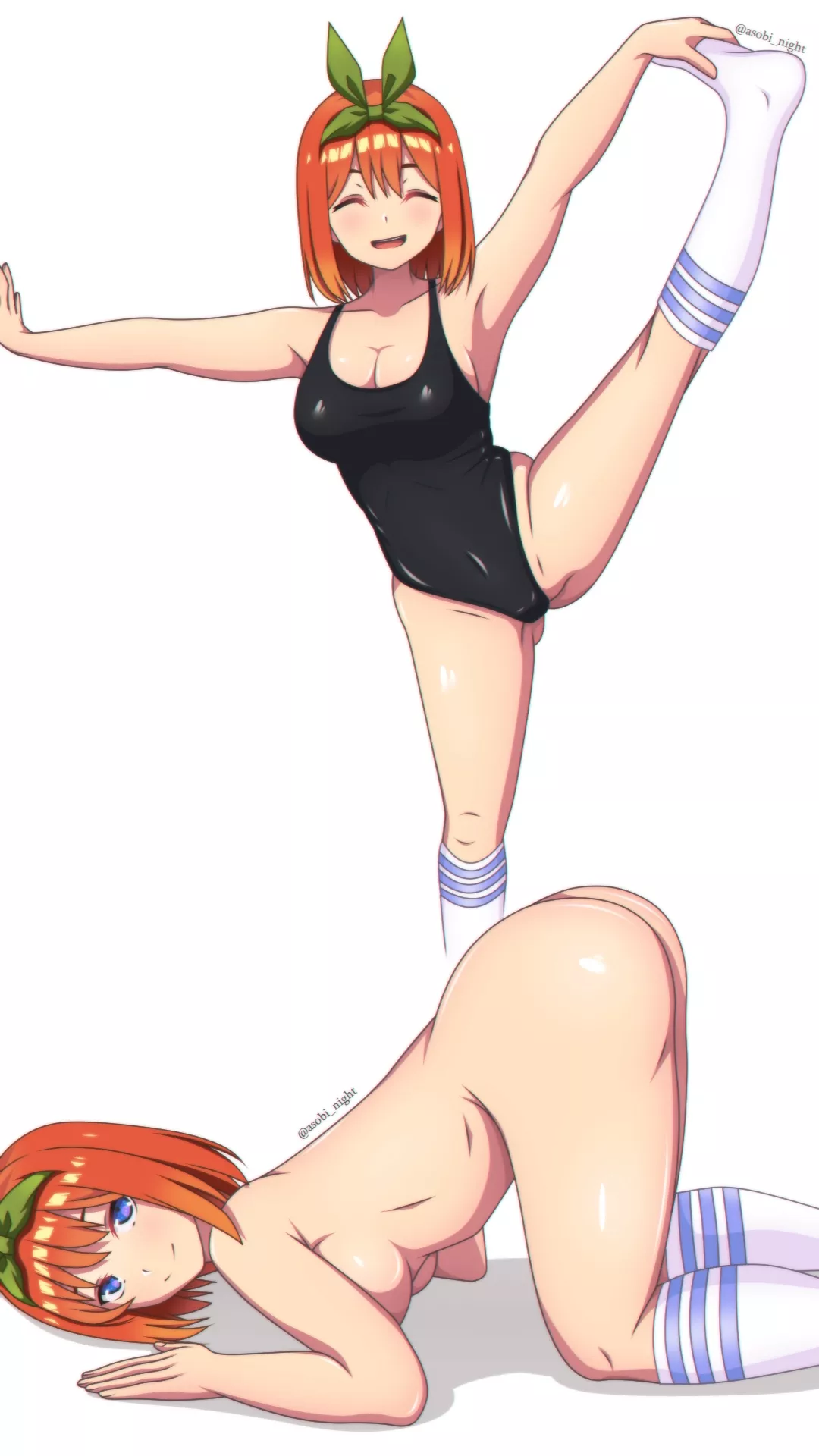 Yotsuba Showing Off Her Body (The Quintessential Quintuplets)