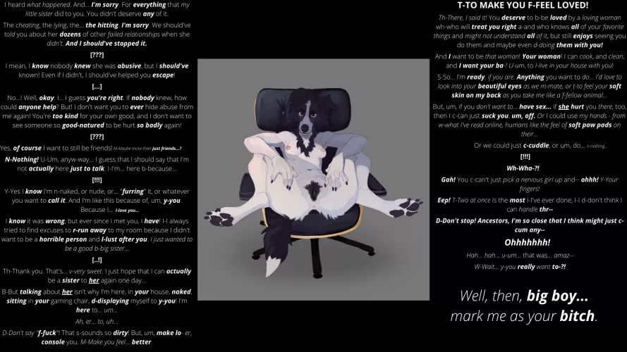 Your Ex's Big Sister Learns About What Happened Between You And Offers Comfort [1st Caption Repost] [Hurt/Comfort] [Wholesome, Loving, Caring] [Fingering] [Implied Sex] [Ex] [Ex's Sister/Abuser Mentioned] Artist is [wetchop]