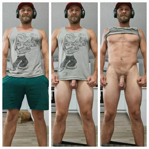 Clothes on clothes off .