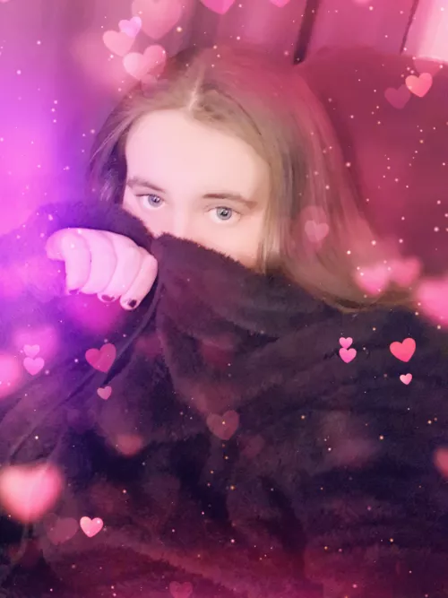 Feeling shy but cute 😊