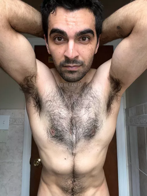 Got dirty af working outside, my whole body sweat like crazy!