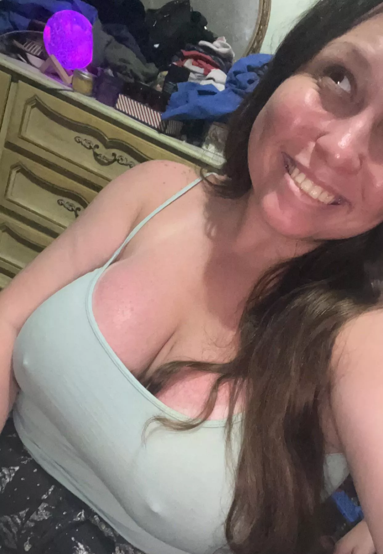 Here’s a smile for ya! (excuse the mess on the dresser lol )