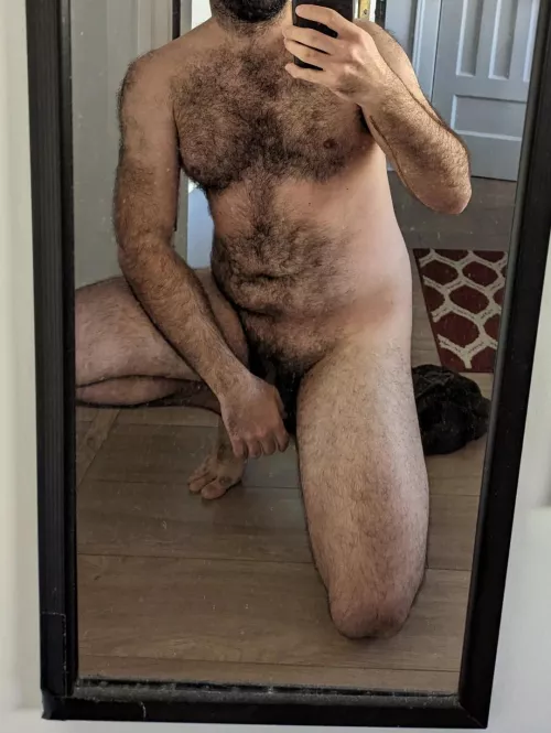 Home from work and ready to chill