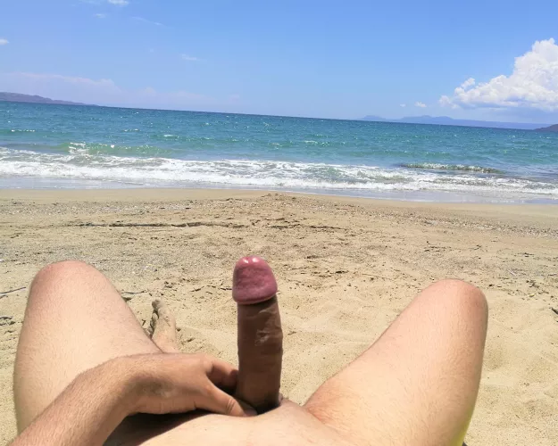 Horny at the beach