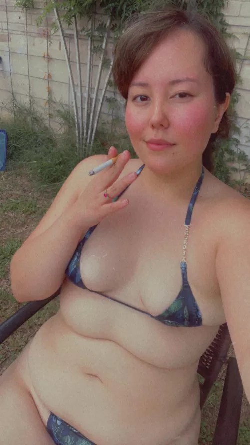 I hope you don’t mind chubby girls that smoke too 🥰