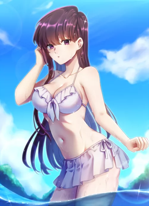 Komi-San In Her Swimsuit (Komi Can't Communicate)