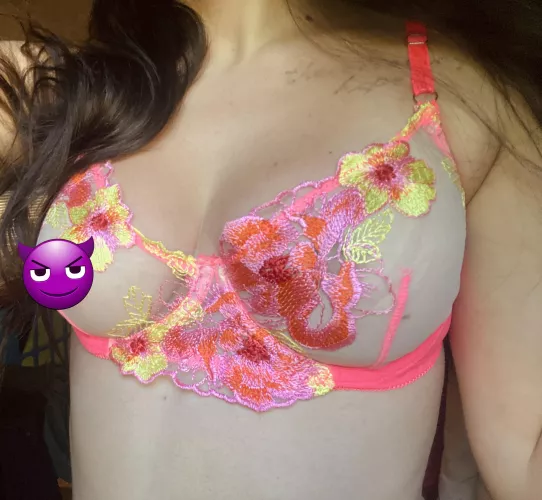 My pink lingerie top