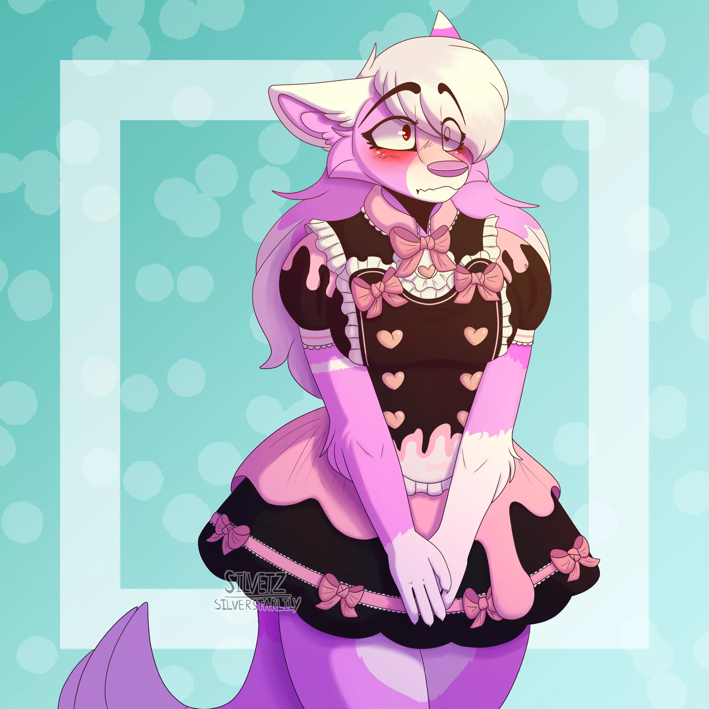 Oops...? [Art by me, silver.starlily on Instagram]