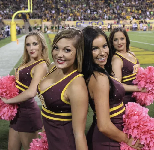 Rank these cheerleaders