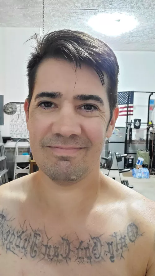 Shaved my beard last night