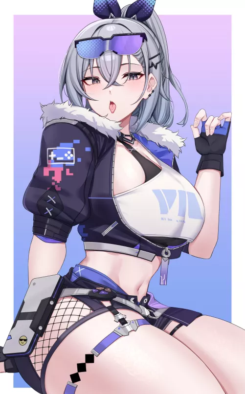 Silver wolf (kanta) [honkai star rail)