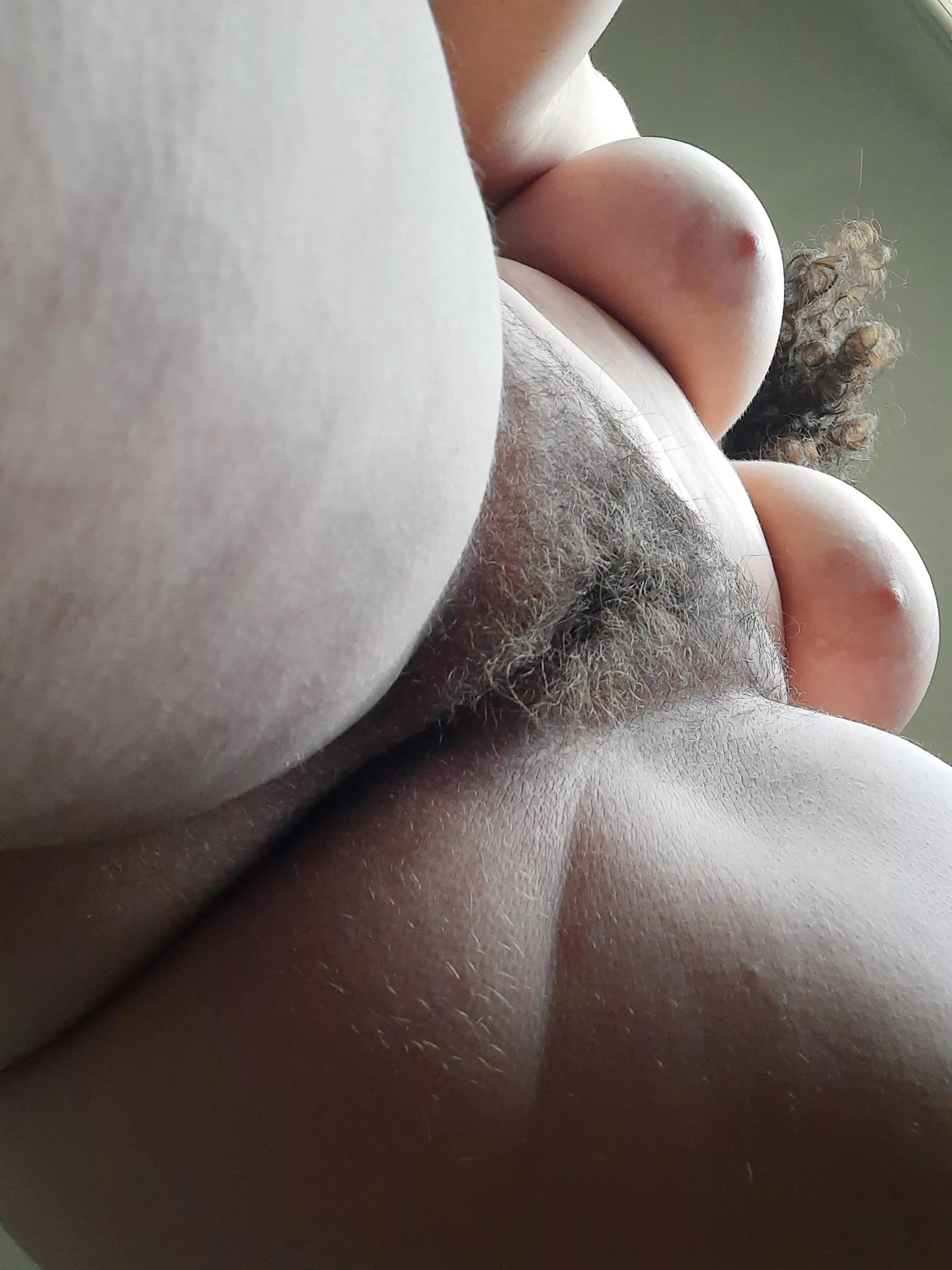Thick girl with a hairy pussy better be your type