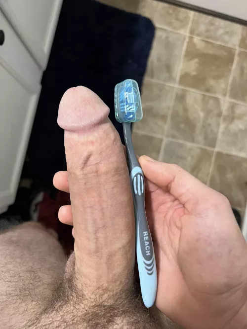 Can you fit a toothbrush in your mouth?