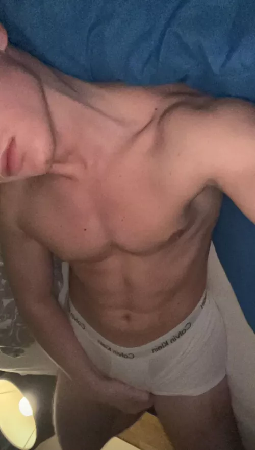 Chilling in my boxers, anyone wanna keep me company?