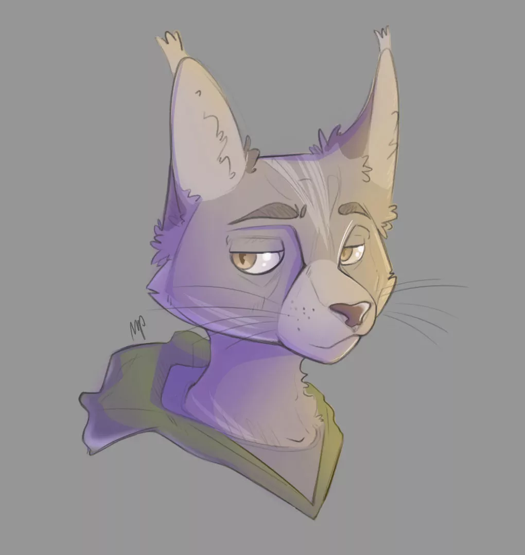 Finished this fella, decided to colour him instead.