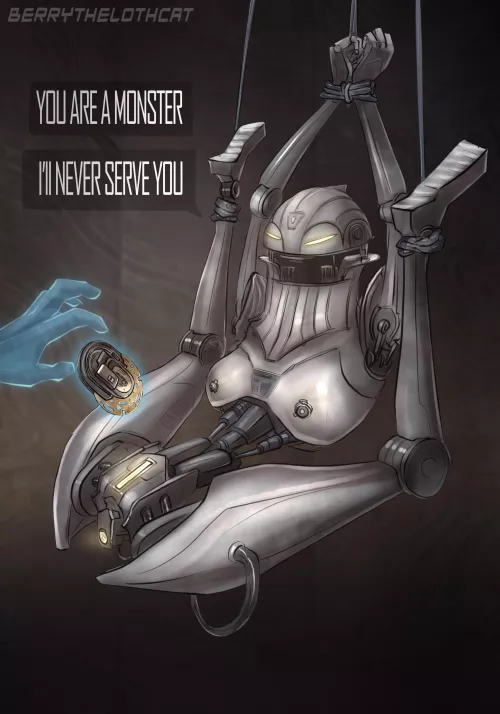 First ever lewd of Zee the high republic droid ZN-A4 from jedi survivor (Berrythelothcat )