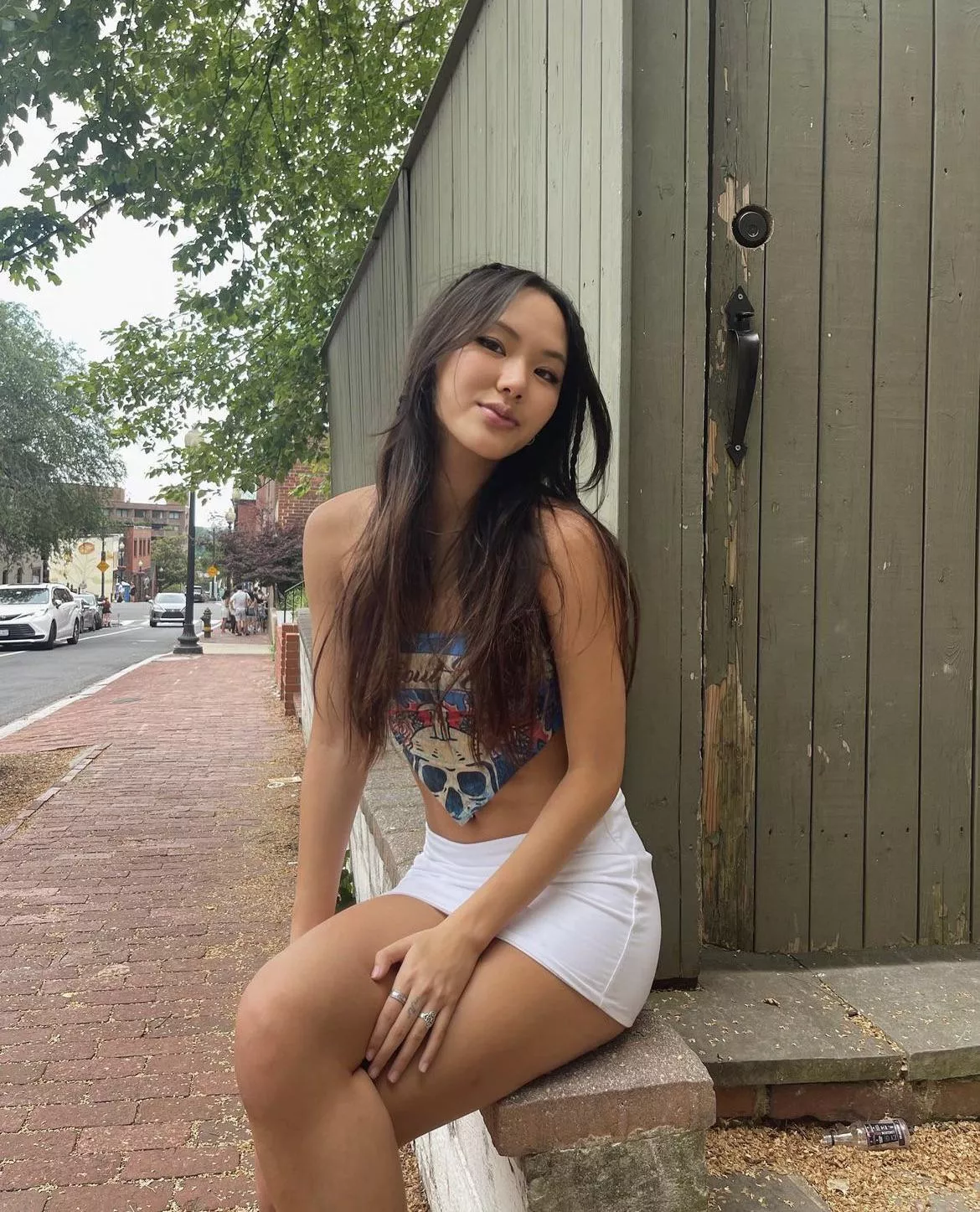 Guess what panties are underneath…