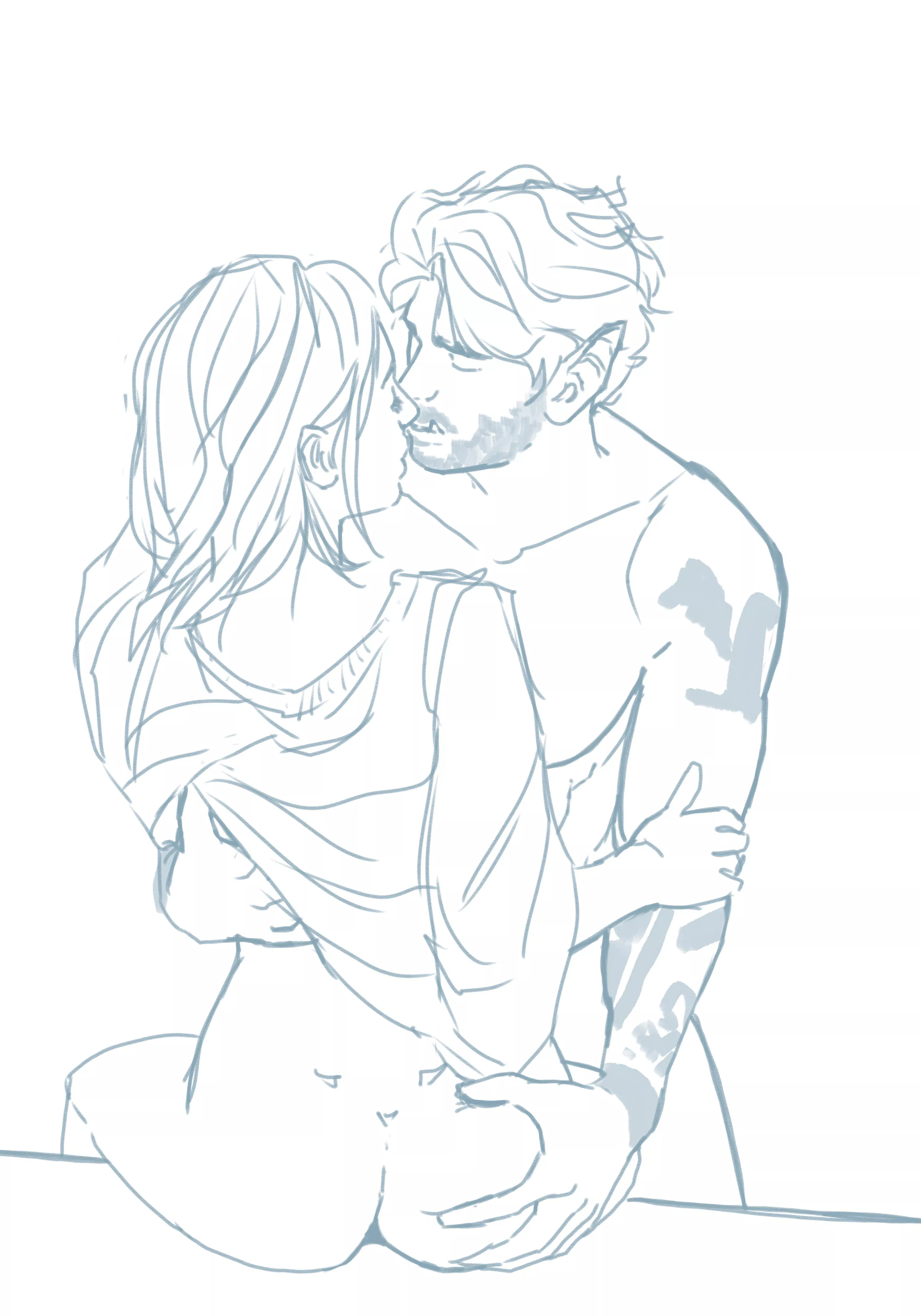 “I borrowed your t-shirt.