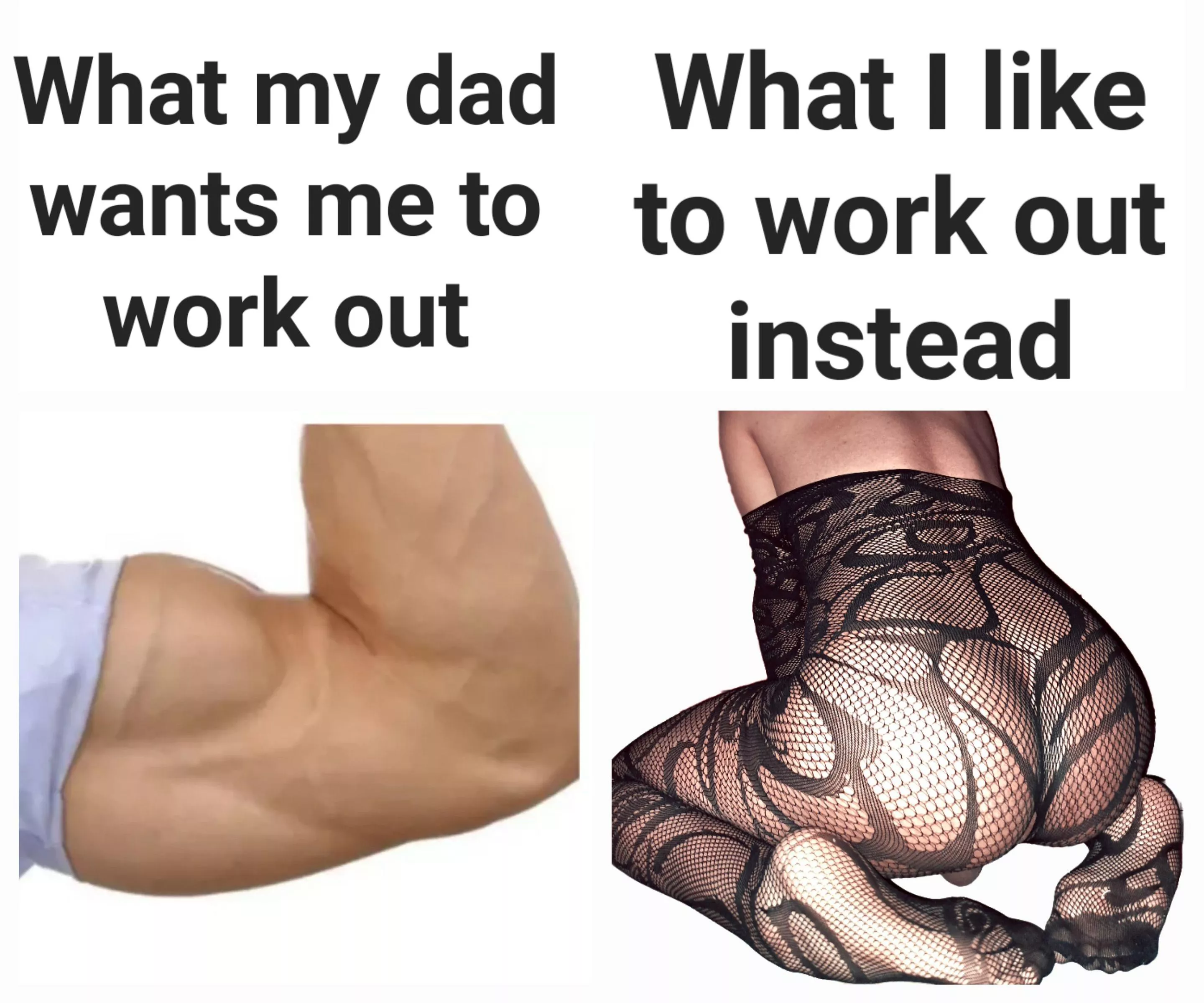 I think it's much better to have a juicy ass like mine