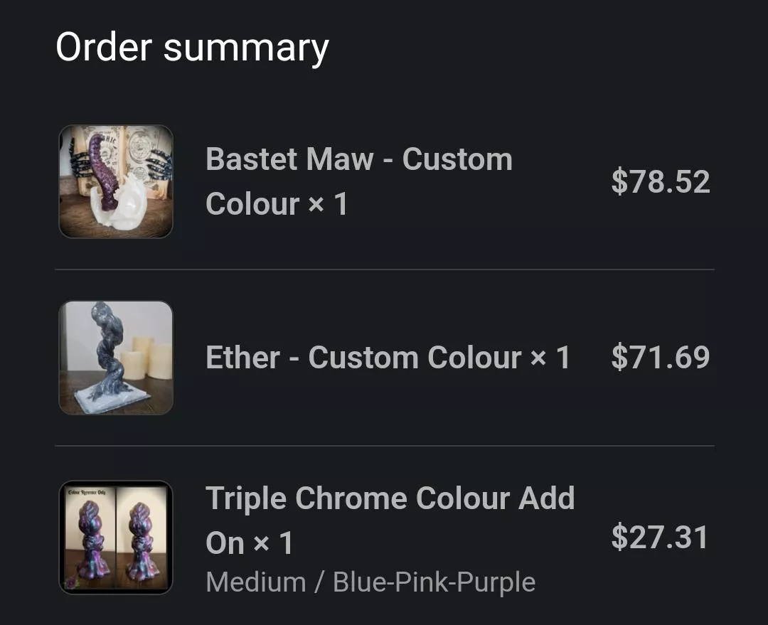 I'M SO EXCITED! Darque Path toys on the way!!